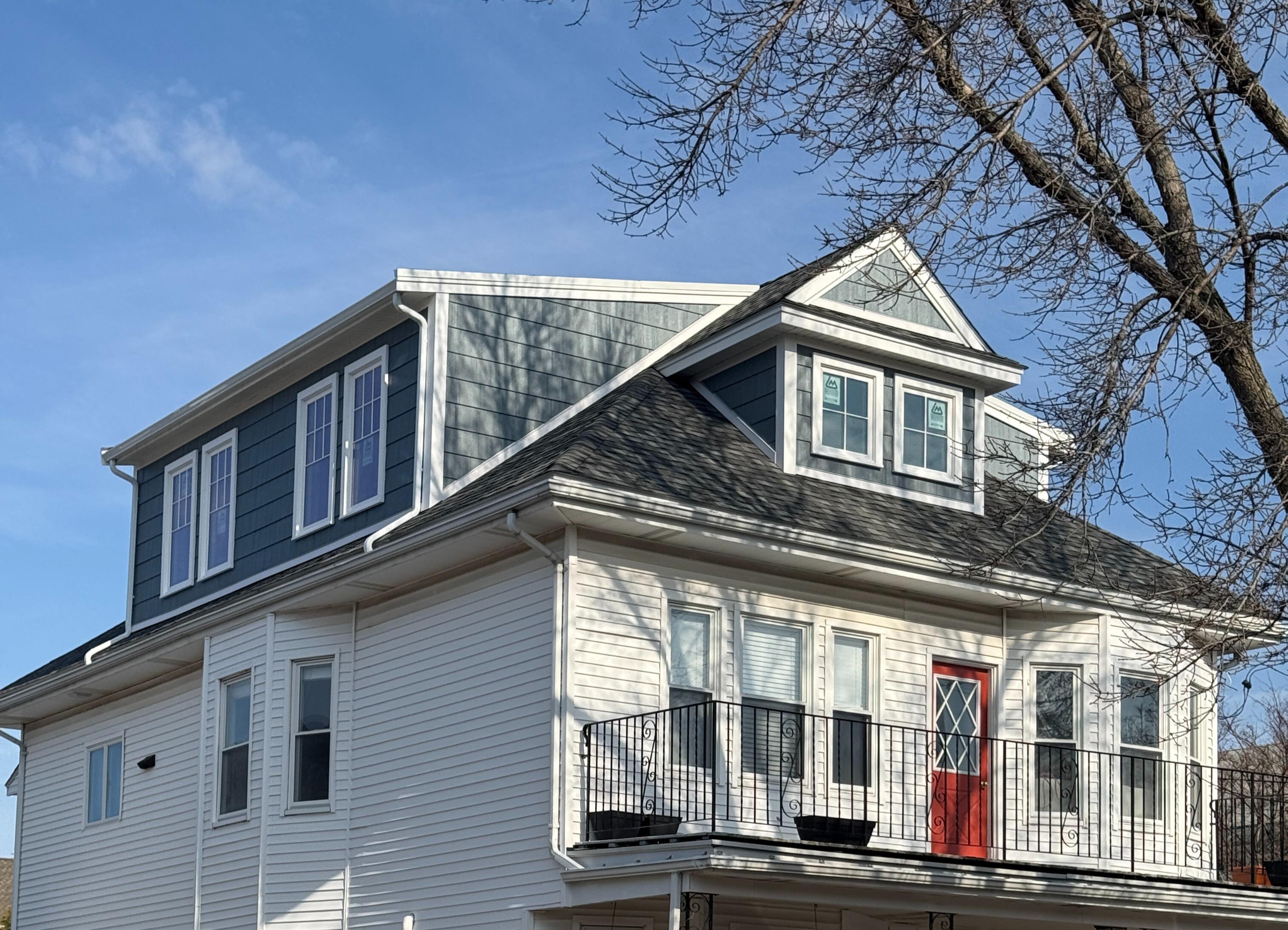 Attic dormer addition