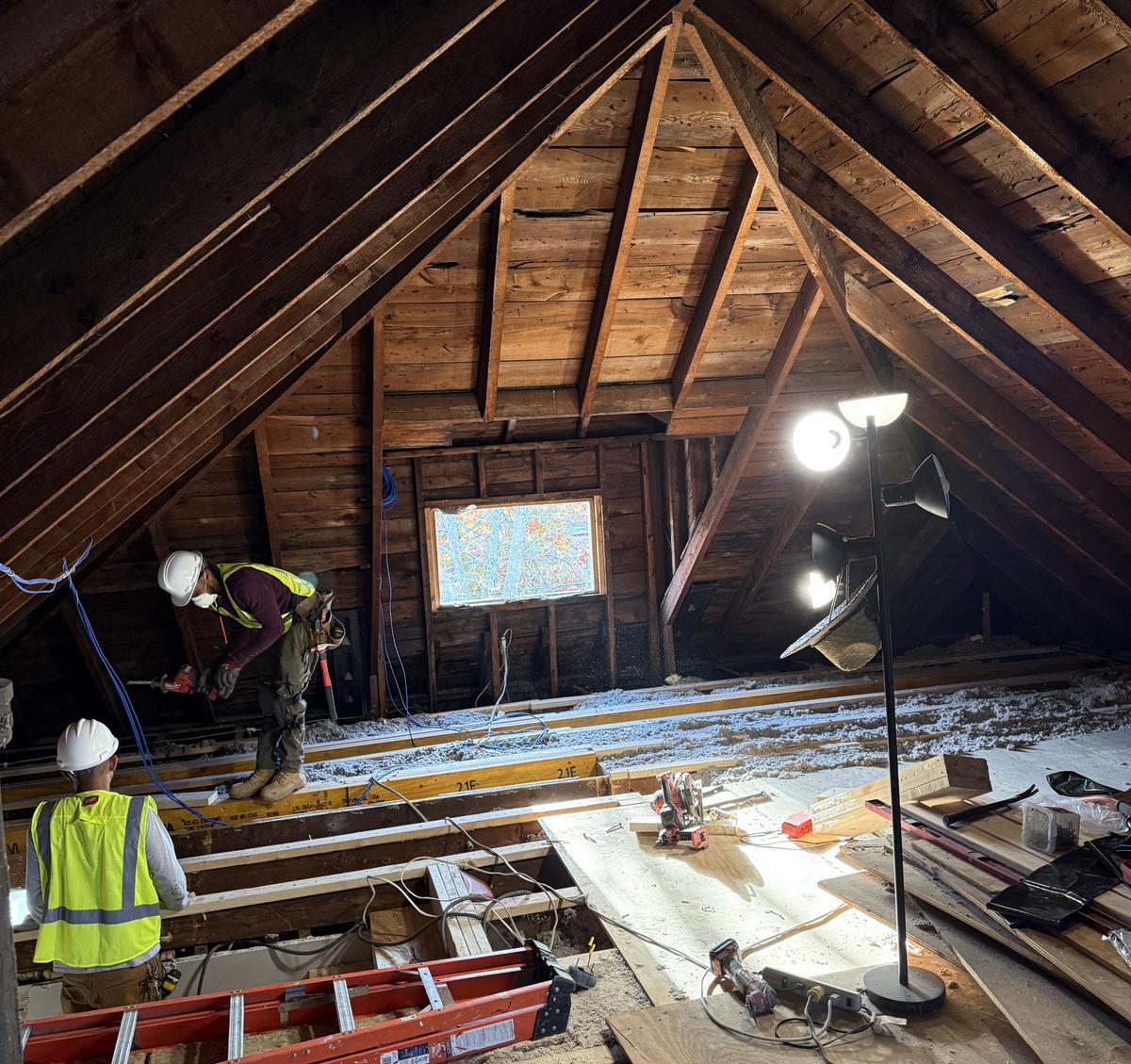 Construction team working